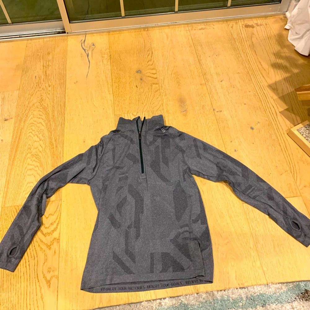 Lulu Lemon Metal Vent half zip long sleeve Men US Small